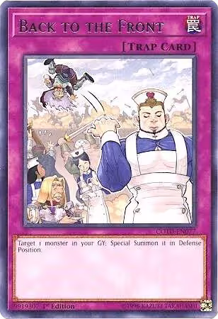 Back to the Front (COTD-EN077), Code of the Duelist — Yu-Gi-Oh! card price