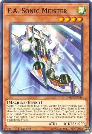 F.A. Sonic Meister (COTD-EN086), Code of the Duelist — Yu-Gi-Oh! card price