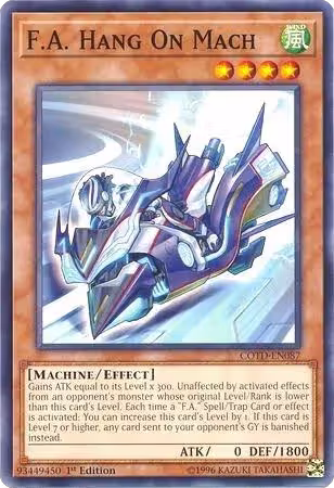 F.A. Hang On Mach (COTD-EN087), Code of the Duelist — Yu-Gi-Oh! card price