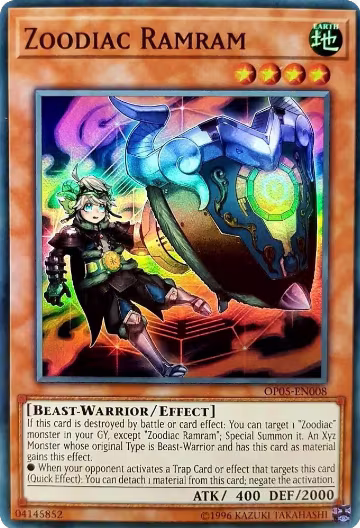 Zoodiac Ramram (OP05-EN008), OTS Tournament Pack 5 — Yu-Gi-Oh! card price