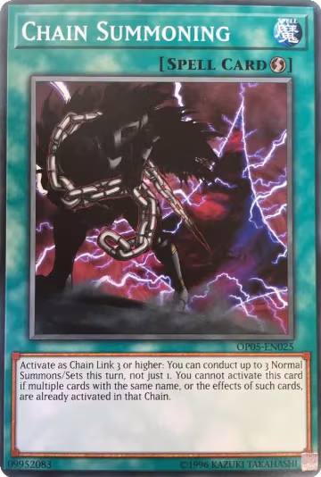 Chain Summoning (OP05-EN025), OTS Tournament Pack 5 — Yu-Gi-Oh! card price