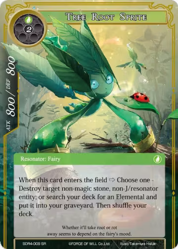 Tree Root Sprite (SDR4-009), Reiya Cluster Starter Deck — Force of Will card price
