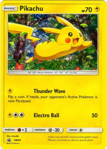 Pikachu - SM04 (General Mills) (SM04), Miscellaneous Cards & Products — Pokémon card price