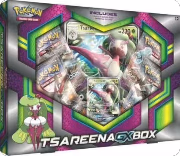 Tsareena GX Box, SM - Burning Shadows — Pokémon sealed product price