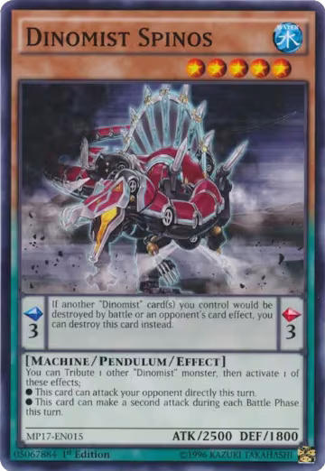 Dinomist Spinos (MP17-EN015), 2017 Mega-Tins Mega Pack — Yu-Gi-Oh! card price