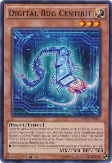 Digital Bug Centibit (MP17-EN017), 2017 Mega-Tins Mega Pack — Yu-Gi-Oh! card price