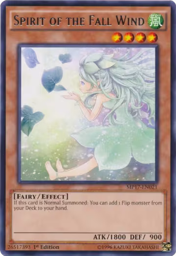 Spirit of the Fall Wind (MP17-EN021), 2017 Mega-Tins Mega Pack — Yu-Gi-Oh! card price