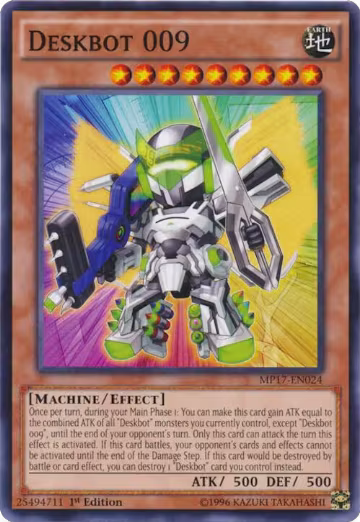 Deskbot 009 (MP17-EN024), 2017 Mega-Tins Mega Pack — Yu-Gi-Oh! card price