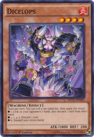Dicelops (MP17-EN025), 2017 Mega-Tins Mega Pack — Yu-Gi-Oh! card price
