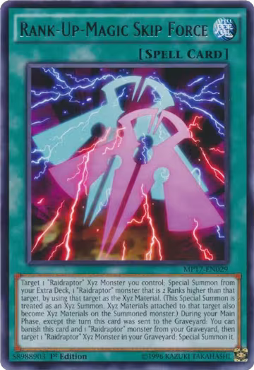 Rank-Up-Magic Skip Force (MP17-EN029), 2017 Mega-Tins Mega Pack — Yu-Gi-Oh! card price
