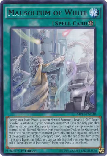 Mausoleum of White (MP17-EN030), 2017 Mega-Tins Mega Pack — Yu-Gi-Oh! card price