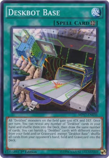 Deskbot Base (MP17-EN036), 2017 Mega-Tins Mega Pack — Yu-Gi-Oh! card price