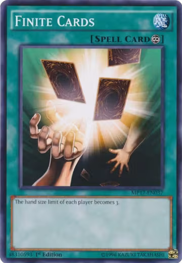 Finite Cards (MP17-EN037), 2017 Mega-Tins Mega Pack — Yu-Gi-Oh! card price