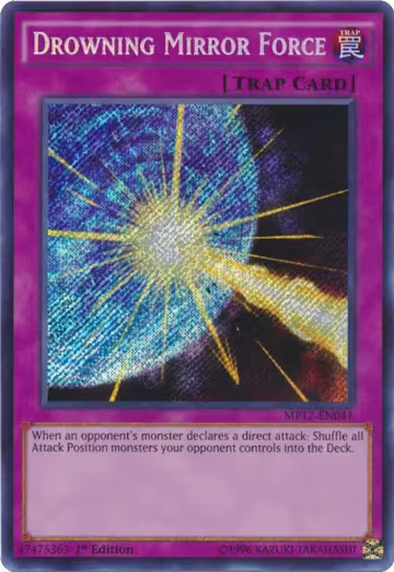 Drowning Mirror Force (MP17-EN041), 2017 Mega-Tins Mega Pack — Yu-Gi-Oh! card price