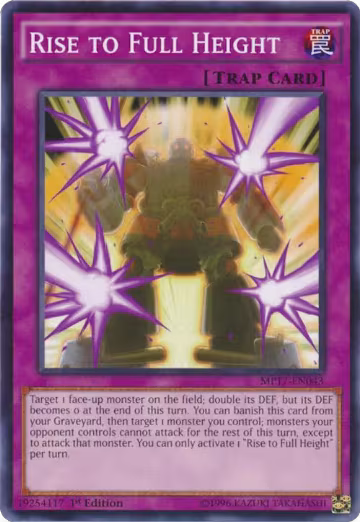 Rise to Full Height (MP17-EN043), 2017 Mega-Tins Mega Pack — Yu-Gi-Oh! card price