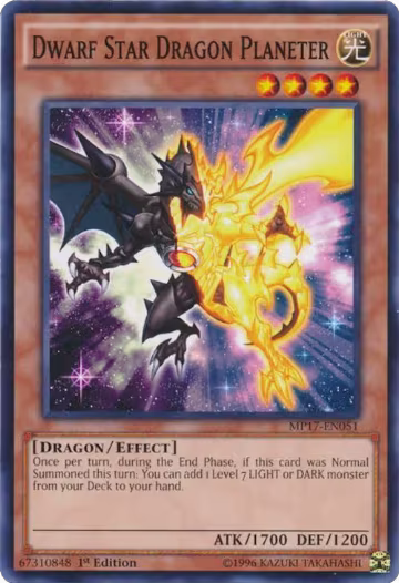 Dwarf Star Dragon Planeter (MP17-EN051), 2017 Mega-Tins Mega Pack — Yu-Gi-Oh! card price
