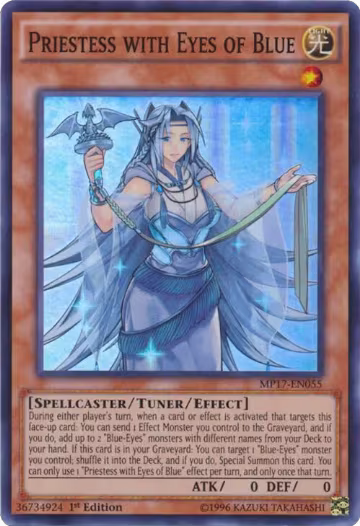 Priestess with Eyes of Blue (MP17-EN055), 2017 Mega-Tins Mega Pack — Yu-Gi-Oh! card price