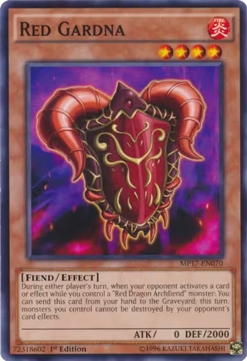 Red Gardna (MP17-EN070), 2017 Mega-Tins Mega Pack — Yu-Gi-Oh! card price
