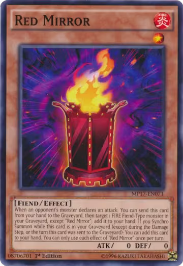 Red Mirror (MP17-EN071), 2017 Mega-Tins Mega Pack — Yu-Gi-Oh! card price