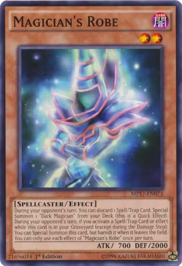Magician's Robe (MP17-EN073), 2017 Mega-Tins Mega Pack — Yu-Gi-Oh! card price