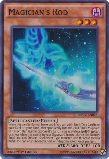 Magician's Rod (MP17-EN074), 2017 Mega-Tins Mega Pack — Yu-Gi-Oh! card price