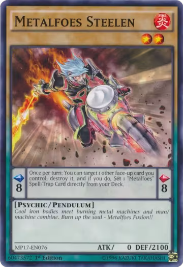 Metalfoes Steelen (MP17-EN076), 2017 Mega-Tins Mega Pack — Yu-Gi-Oh! card price
