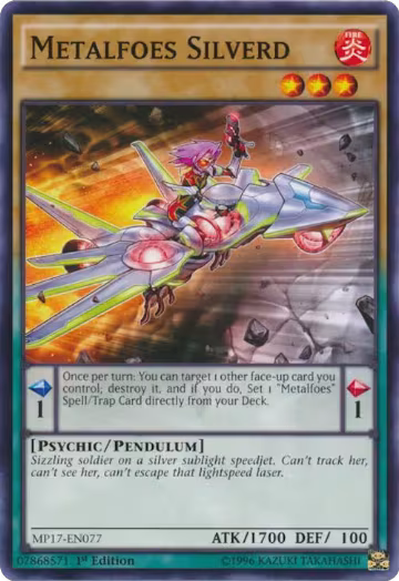 Metalfoes Silverd (MP17-EN077), 2017 Mega-Tins Mega Pack — Yu-Gi-Oh! card price