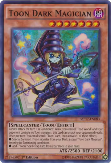 Toon Dark Magician (MP17-EN083), 2017 Mega-Tins Mega Pack — Yu-Gi-Oh! card price
