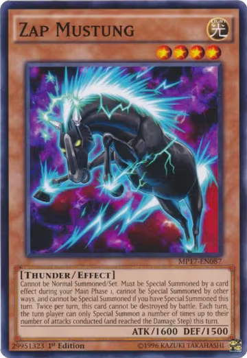 Zap Mustung (MP17-EN087), 2017 Mega-Tins Mega Pack — Yu-Gi-Oh! card price