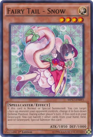 Fairy Tail - Snow (MP17-EN091), 2017 Mega-Tins Mega Pack — Yu-Gi-Oh! card price