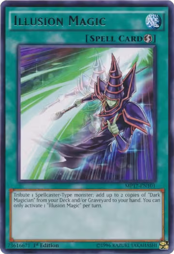 Illusion Magic (MP17-EN101), 2017 Mega-Tins Mega Pack — Yu-Gi-Oh! card price