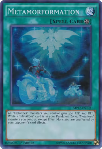 Metamorformation (MP17-EN103), 2017 Mega-Tins Mega Pack — Yu-Gi-Oh! card price