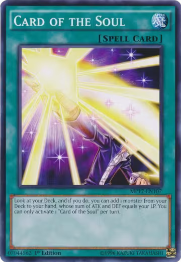 Card of the Soul (MP17-EN107), 2017 Mega-Tins Mega Pack — Yu-Gi-Oh! card price