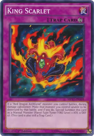 King Scarlet (MP17-EN109), 2017 Mega-Tins Mega Pack — Yu-Gi-Oh! card price