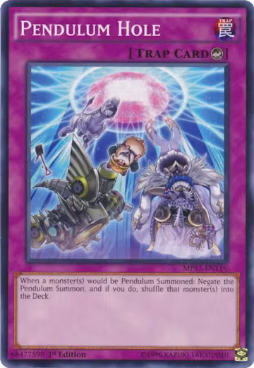Pendulum Hole (MP17-EN116), 2017 Mega-Tins Mega Pack — Yu-Gi-Oh! card price