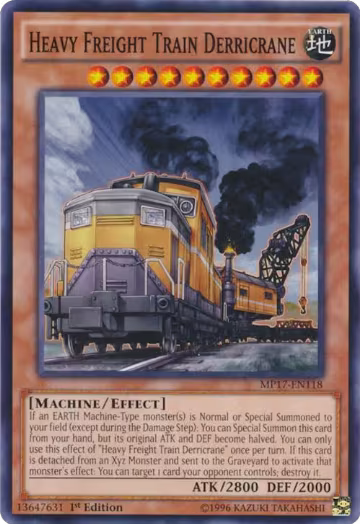 Heavy Freight Train Derricrane (MP17-EN118), 2017 Mega-Tins Mega Pack — Yu-Gi-Oh! card price