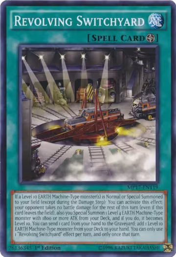 Revolving Switchyard (MP17-EN119), 2017 Mega-Tins Mega Pack — Yu-Gi-Oh! card price