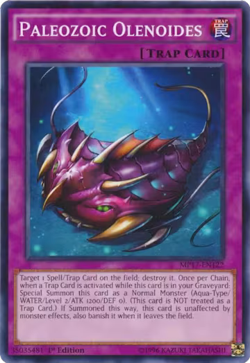 Paleozoic Olenoides (MP17-EN122), 2017 Mega-Tins Mega Pack — Yu-Gi-Oh! card price