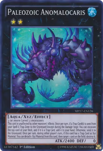 Paleozoic Anomalocaris (MP17-EN126), 2017 Mega-Tins Mega Pack — Yu-Gi-Oh! card price