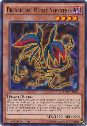 Predaplant Moray Nepenthes (MP17-EN132), 2017 Mega-Tins Mega Pack — Yu-Gi-Oh! card price