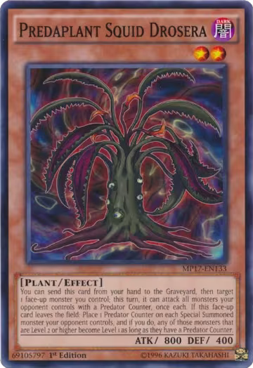 Predaplant Squid Drosera (MP17-EN133), 2017 Mega-Tins Mega Pack — Yu-Gi-Oh! card price