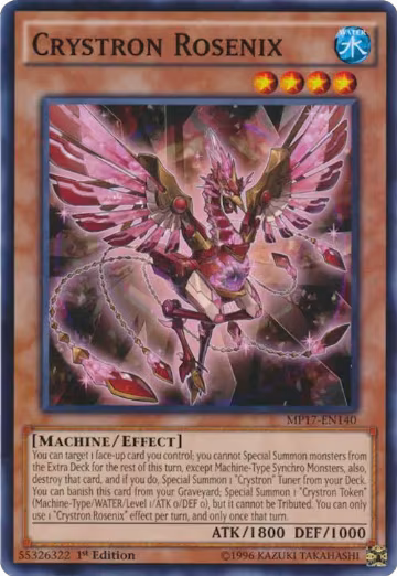 Crystron Rosenix (MP17-EN140), 2017 Mega-Tins Mega Pack — Yu-Gi-Oh! card price