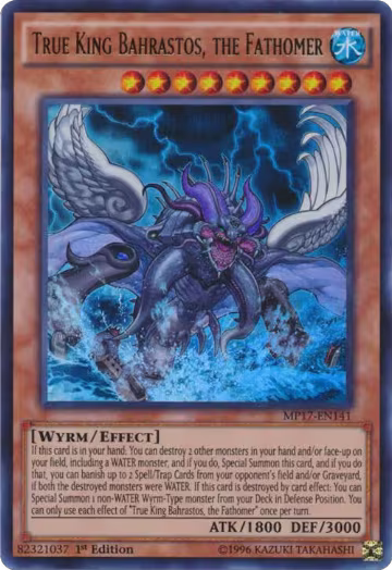 True King Bahrastos, the Fathomer (MP17-EN141), 2017 Mega-Tins Mega Pack — Yu-Gi-Oh! card price