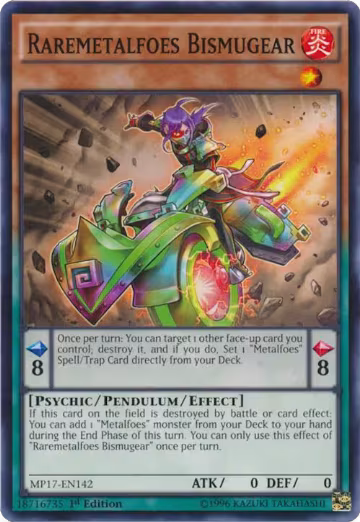 Raremetalfoes Bismugear (MP17-EN142), 2017 Mega-Tins Mega Pack — Yu-Gi-Oh! card price