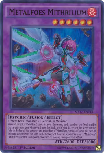 Metalfoes Mithrilium (MP17-EN148), 2017 Mega-Tins Mega Pack — Yu-Gi-Oh! card price