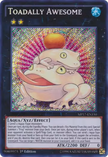 Toadally Awesome (MP17-EN150), 2017 Mega-Tins Mega Pack — Yu-Gi-Oh! card price