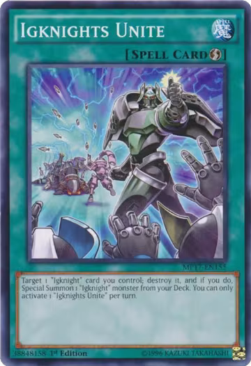 Igknights Unite (MP17-EN155), 2017 Mega-Tins Mega Pack — Yu-Gi-Oh! card price