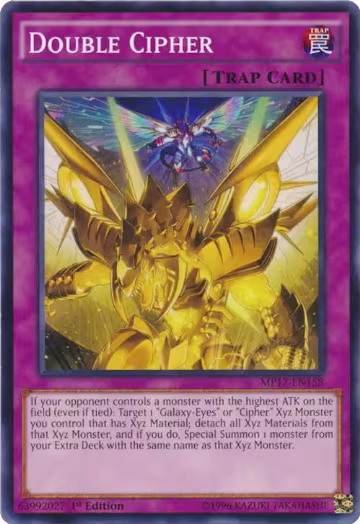 Double Cipher (MP17-EN158), 2017 Mega-Tins Mega Pack — Yu-Gi-Oh! card price