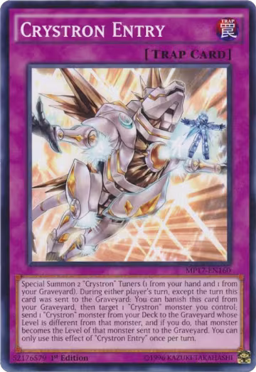 Crystron Entry (MP17-EN160), 2017 Mega-Tins Mega Pack — Yu-Gi-Oh! card price