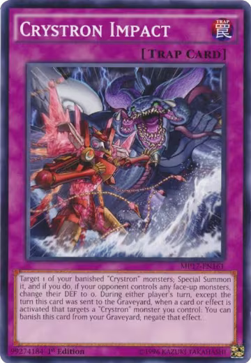 Crystron Impact (MP17-EN161), 2017 Mega-Tins Mega Pack — Yu-Gi-Oh! card price